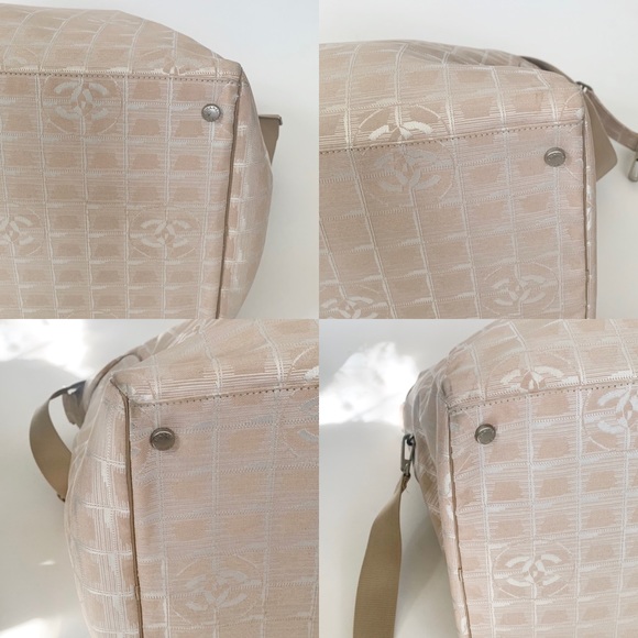 🌻FANTASTIC 🌻Beige Chanel Travel line Duffel bag - Picture 2 of 8